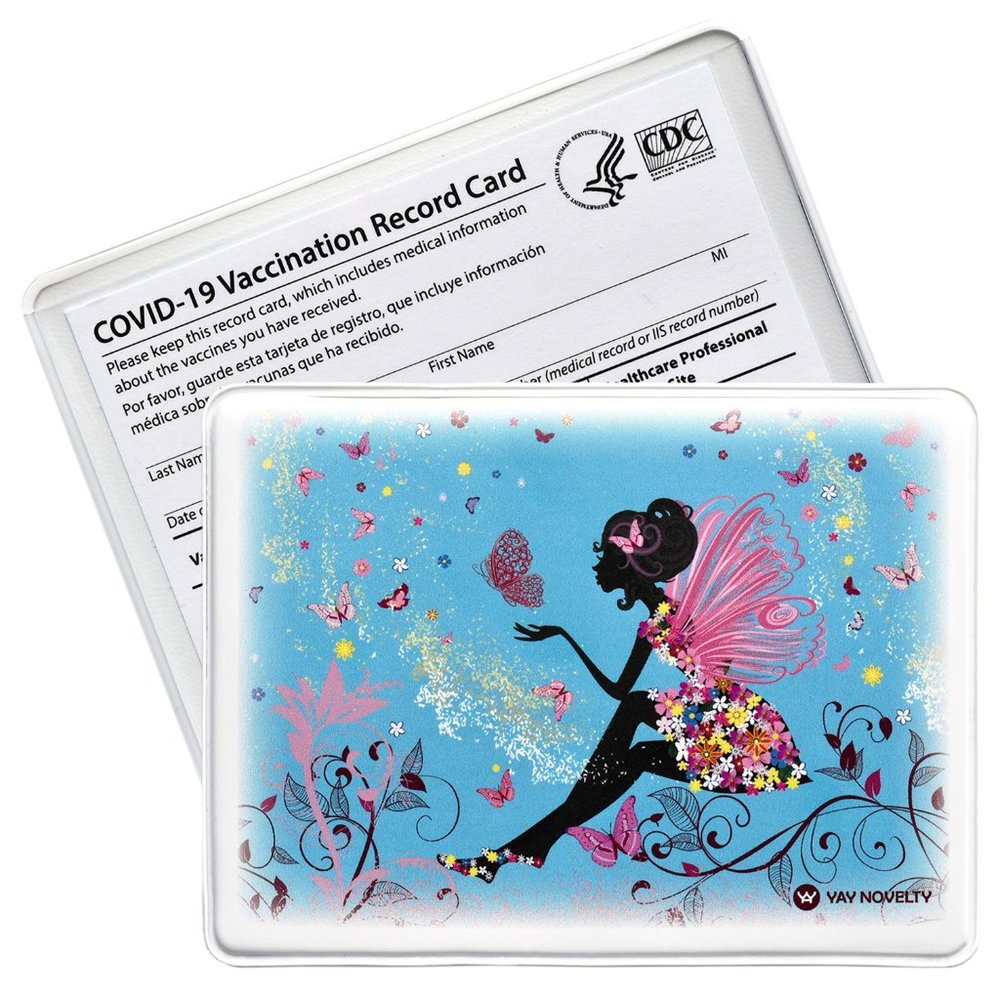 Vaccination Card Holder - Butterfly Princess